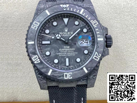 Rolex Submariner 1:1 Meilleure édition VS Factory DIW Cadran en fibre de carbone