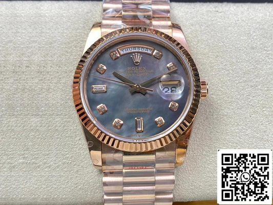 Rolex Day Date 118235 36 mm 1:1 Best Edition GM Factory Perlmuttzifferblatt