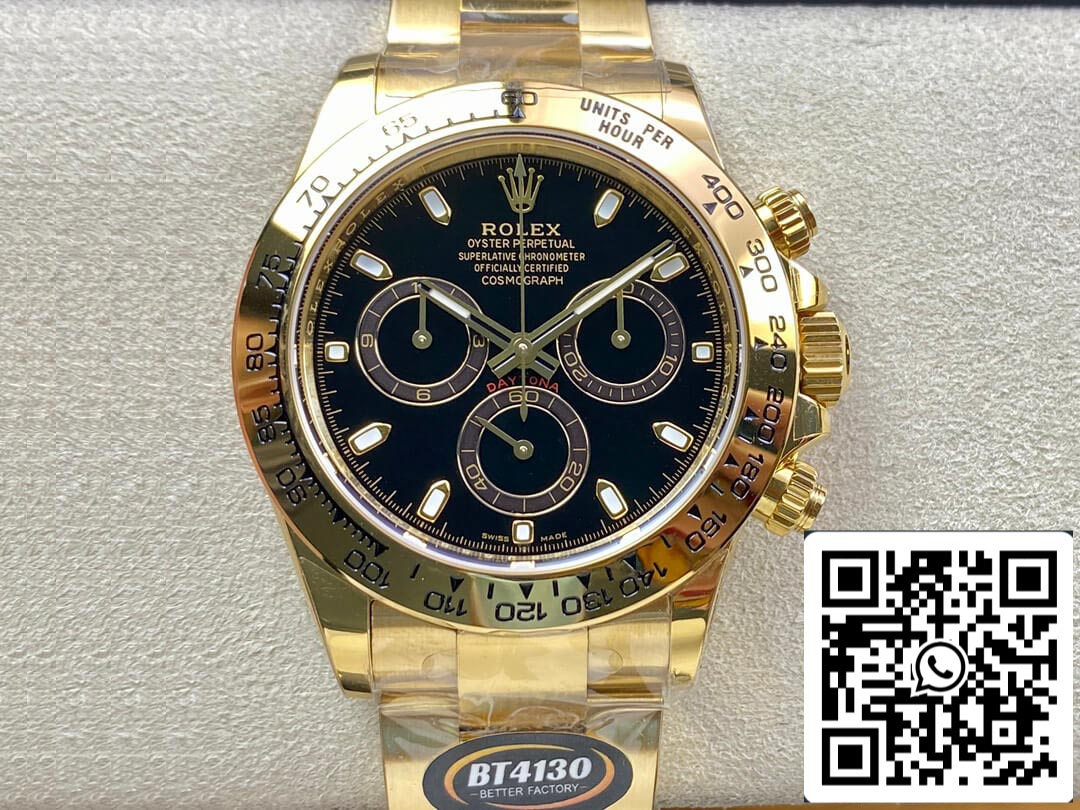 Rolex Daytona M116508-0004 1:1 Meilleure édition BT Factory Or jaune