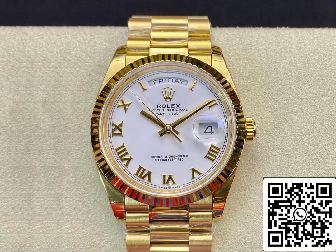 Rolex Day Date M128238 1:1 Best Edition EW Factory Roman Scale Swiss ETA3255