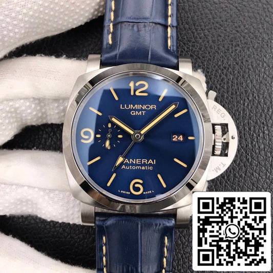 파네라이 루미노르 GMT PAM01033 1:1 Best Edition VS Factory Dark Blue 다이얼