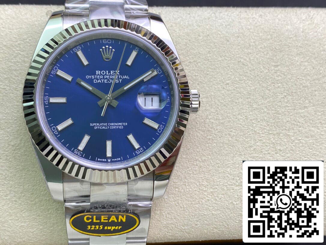 Rolex Datejust M126334-0001 1:1 Best Edition Clean Factory Blaues Zifferblatt