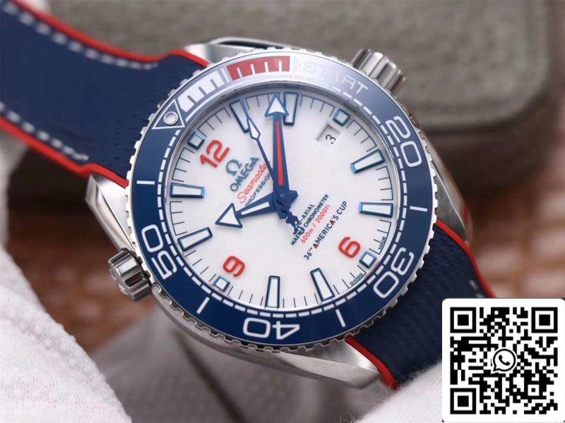 Omega Seamaster Planet Ocean 36th America’s Cup Limited Edition 1:1 Best Edition VS Factory White Dial Swiss ETA8900