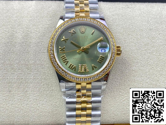 Rolex Datejust M278383RBR-0016 31MM 1:1 Best Edition EW Factory Green Dial