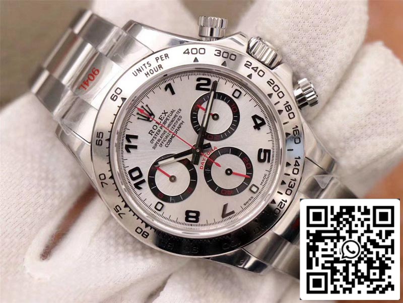 Rolex Daytona Cosmograph 116509-78599 1:1 Meilleure édition Noob Factory Cadran blanc Suisse ETA4130