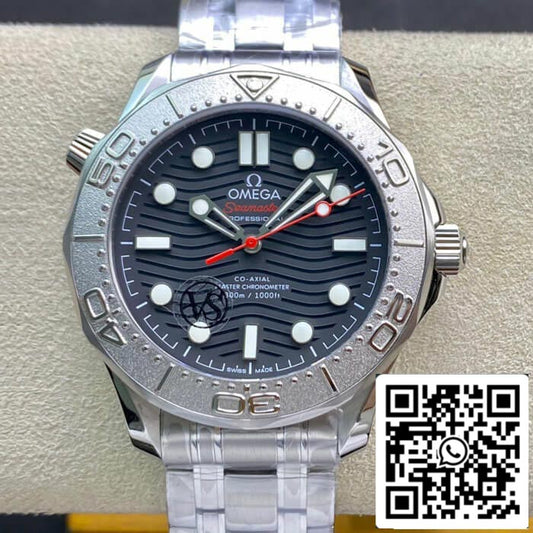 Omega Seamaster Diver 300M 210.30.42.20.01.002 1:1 Best Edition VS Factory Schwarzes Zifferblatt