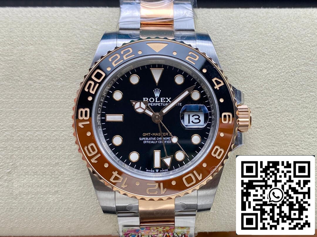 Rolex GMT Master II M126711chnr-0002 1:1 Best Edition Clean Factory Black Dial