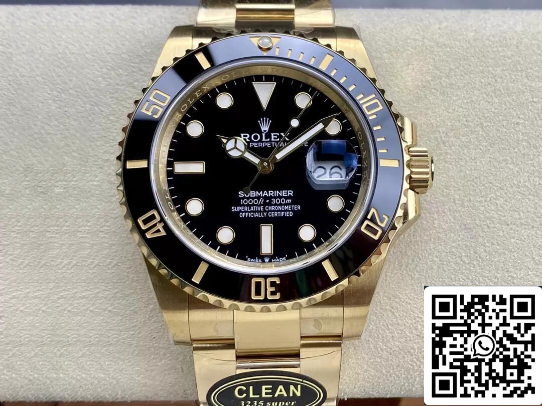 Rolex Submariner M126618ln-0002 41MM 1:1 Meilleure édition Clean Factory Cadran noir