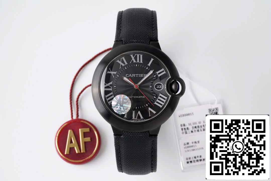 Réplique Ballon Bleu De Cartier 42MM WSBB0015 Meilleure édition AF Factory Cadran Noir