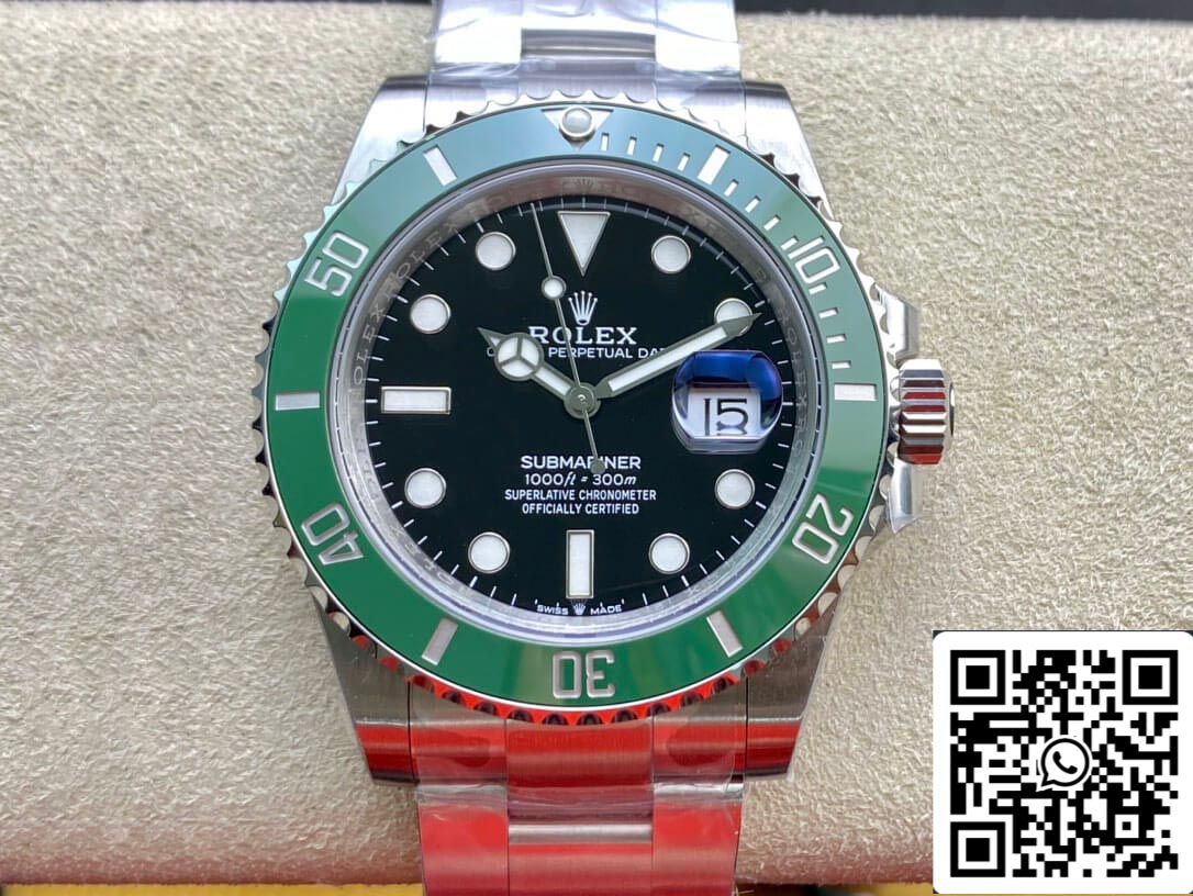 Rolex Submariner M126610LV-0002 Kermit VS cadran noir d'usine