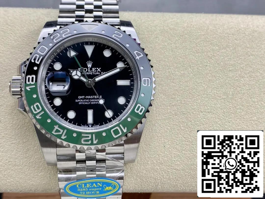 Rolex GMT Master II M126720vtnr-0002 1:1 Meilleure édition Clean Factory V3 Cadran noir