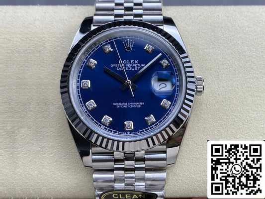 Rolex Datejust M126334-0016 1:1 Meilleure édition Clean Factory Cadran bleu