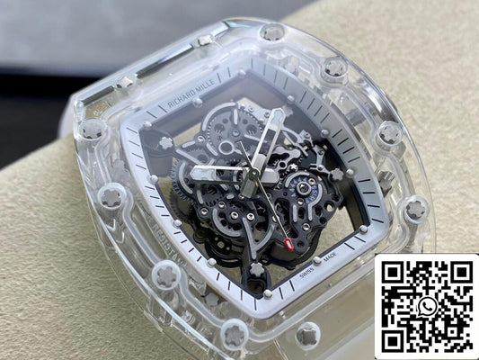 Richard Mille RM35-02 1:1 Best Edition RM Factory Transparentes Gehäuse