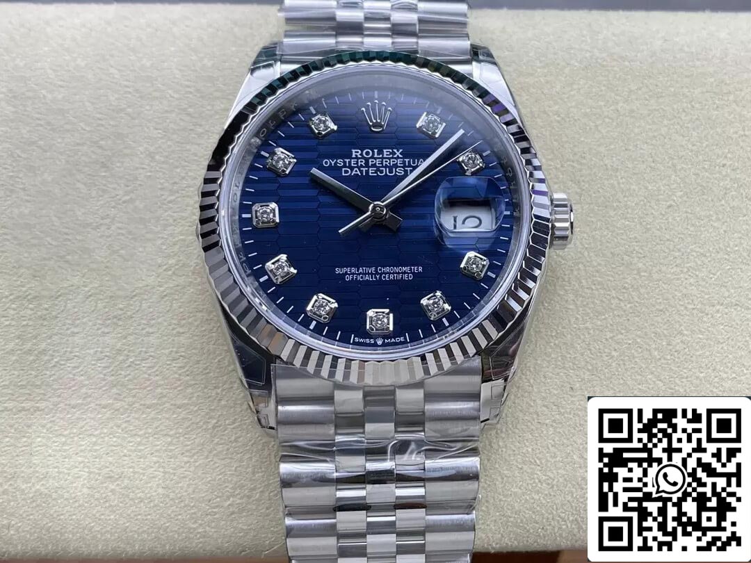 Rolex Datejust M126234-0057 36MM 1:1 Best Edition VS Factory Edelstahl