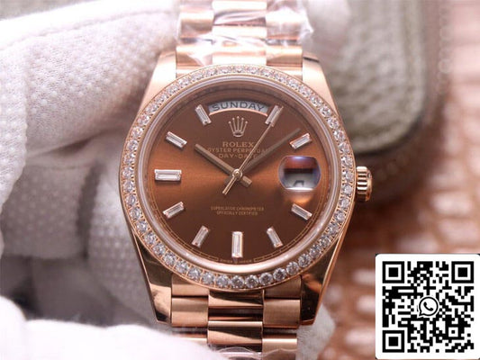 Rolex Day Date M228345RBR-0006 1:1 Best Edition EW Factory Rose Gold