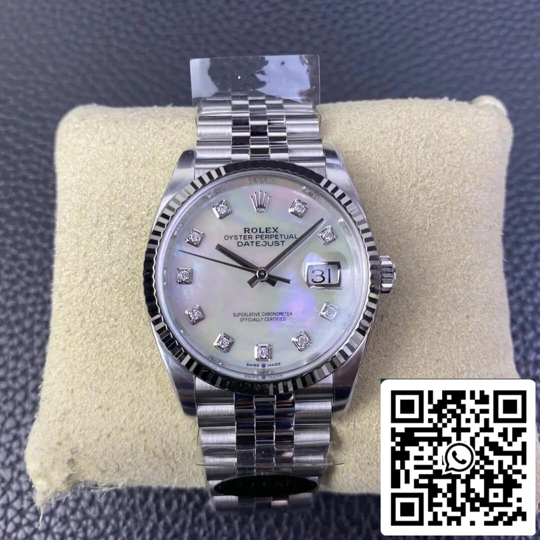 Rolex Datejust M126234-0019 36MM 1:1 Best Edition Clean Factory Edelstahl