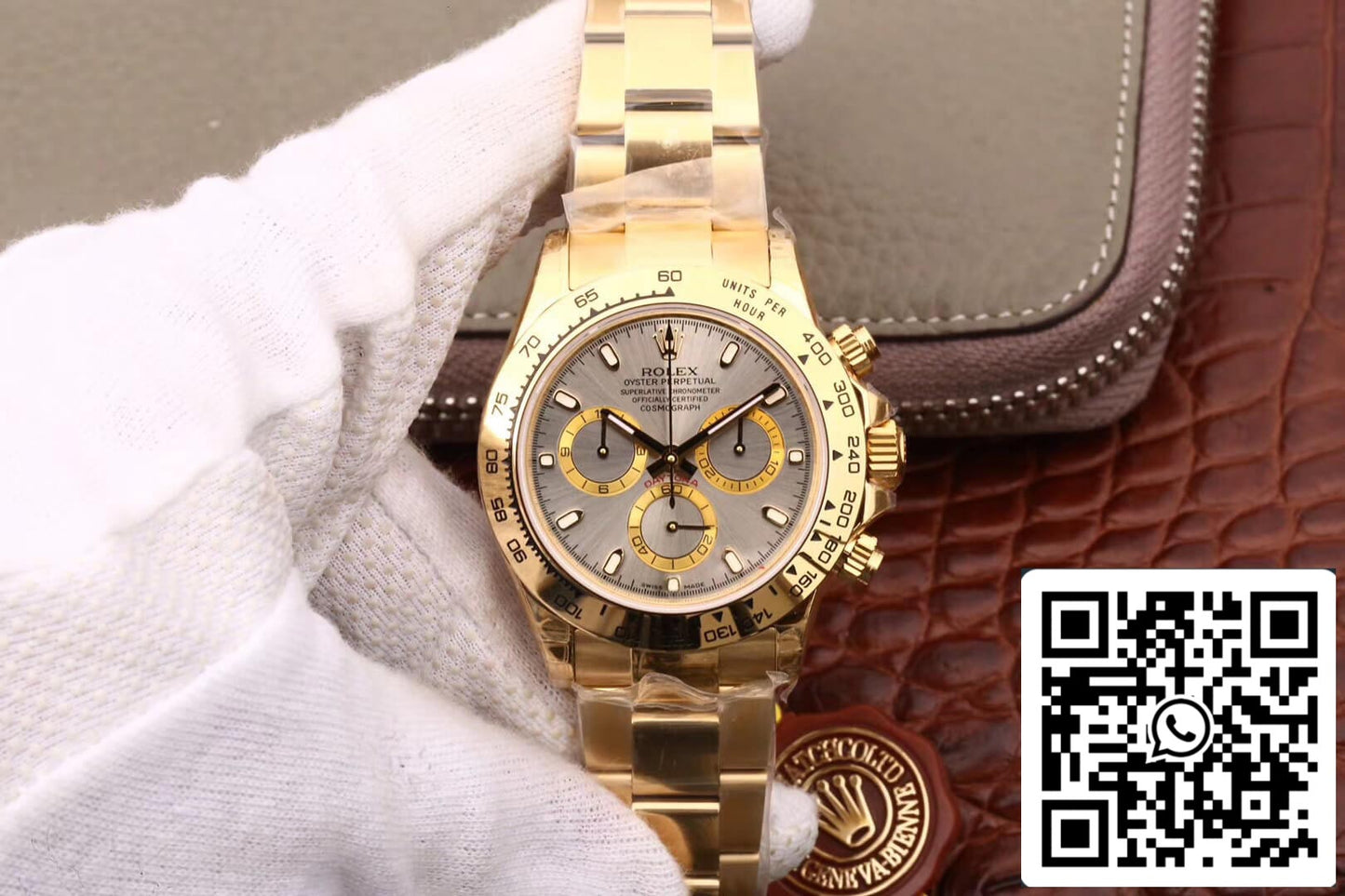 Rolex Daytona Cosmograph 116508 1:1 Meilleure édition JH Factory Or