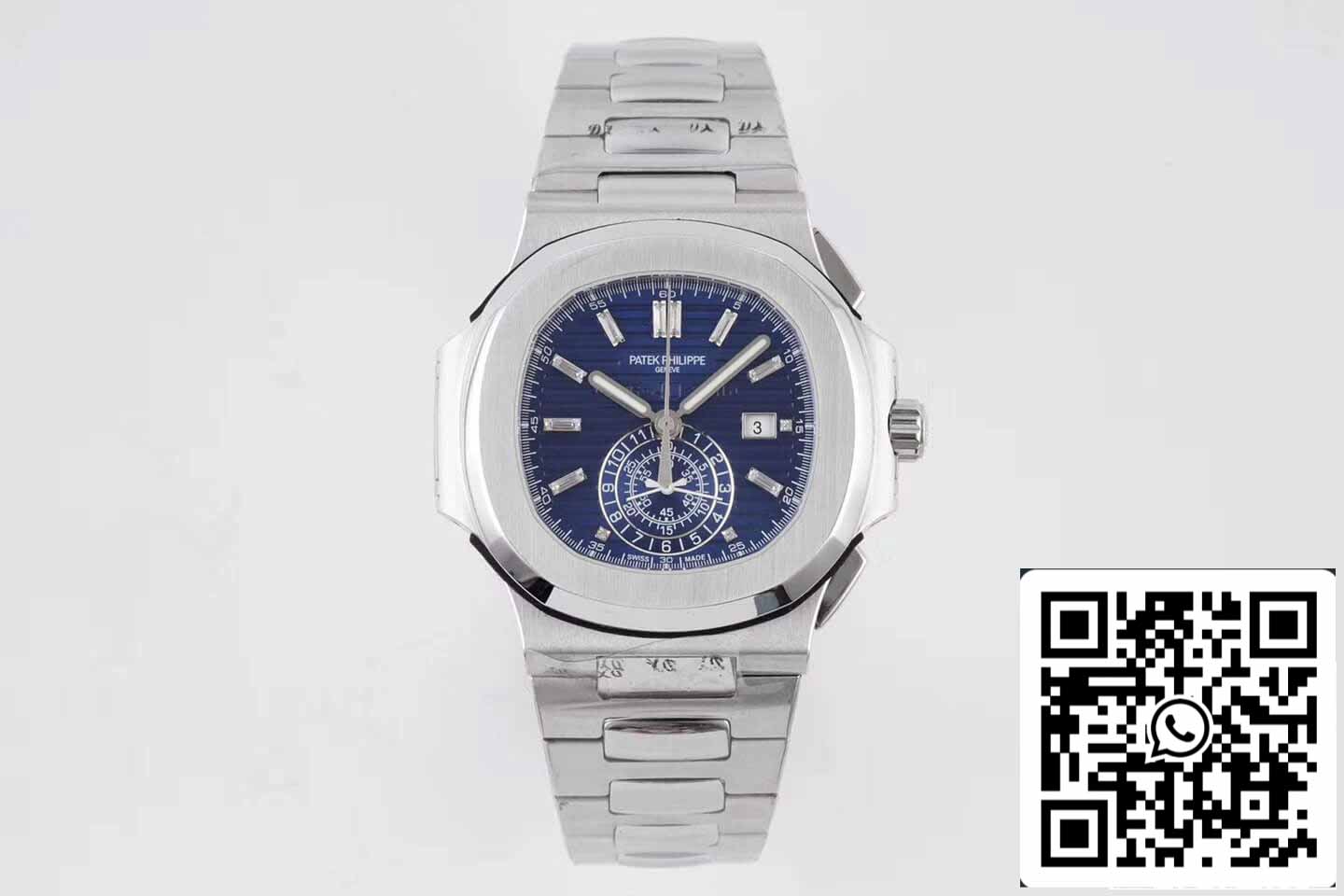 Patek Philippe Nautilus 5976/1G 1:1 Meilleure édition 3K Factory V2 en acier inoxydable