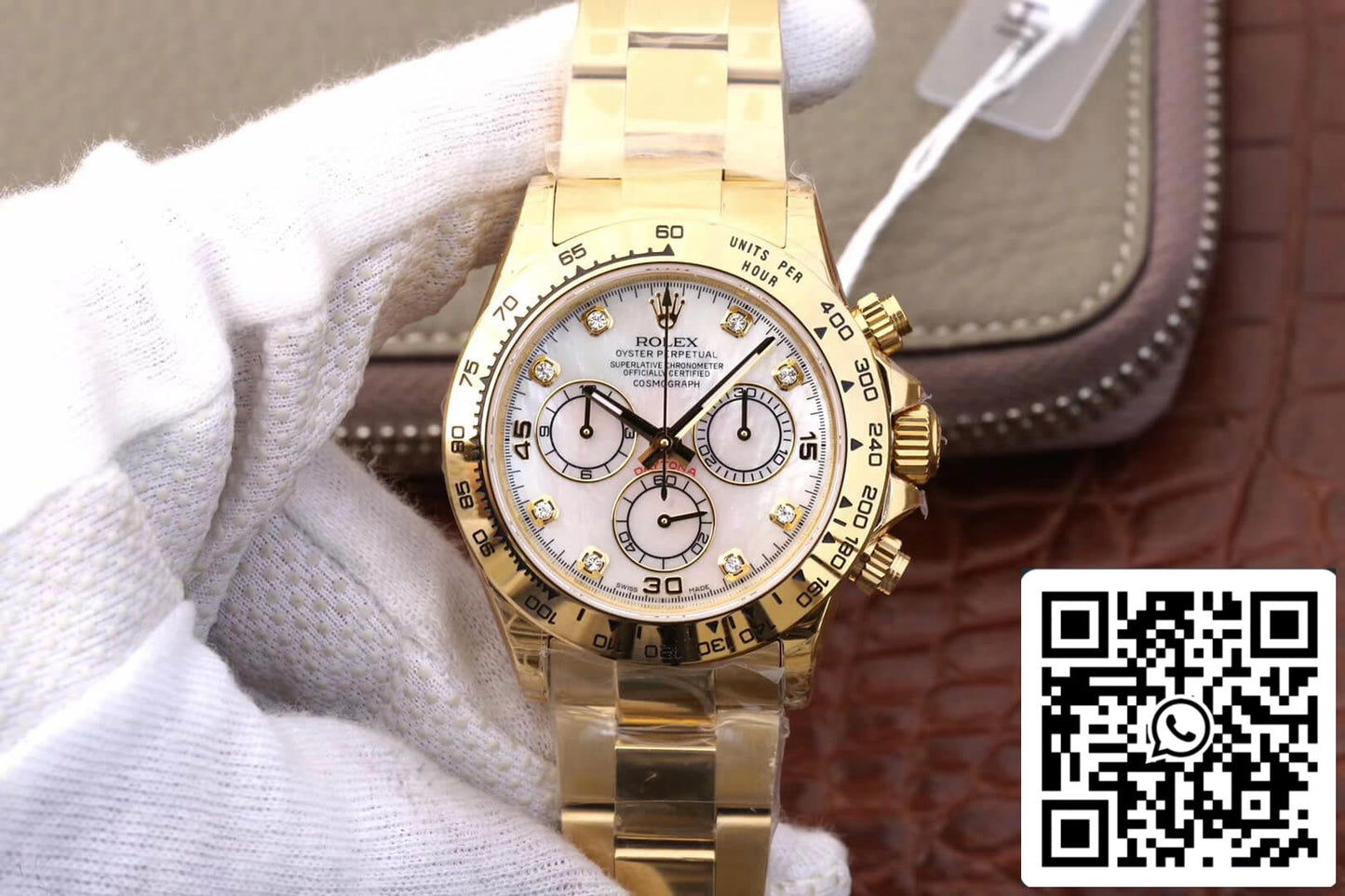 Rolex Daytona Cosmograph 116528-78598 1:1 Meilleure édition JH Factory Cadran diamants