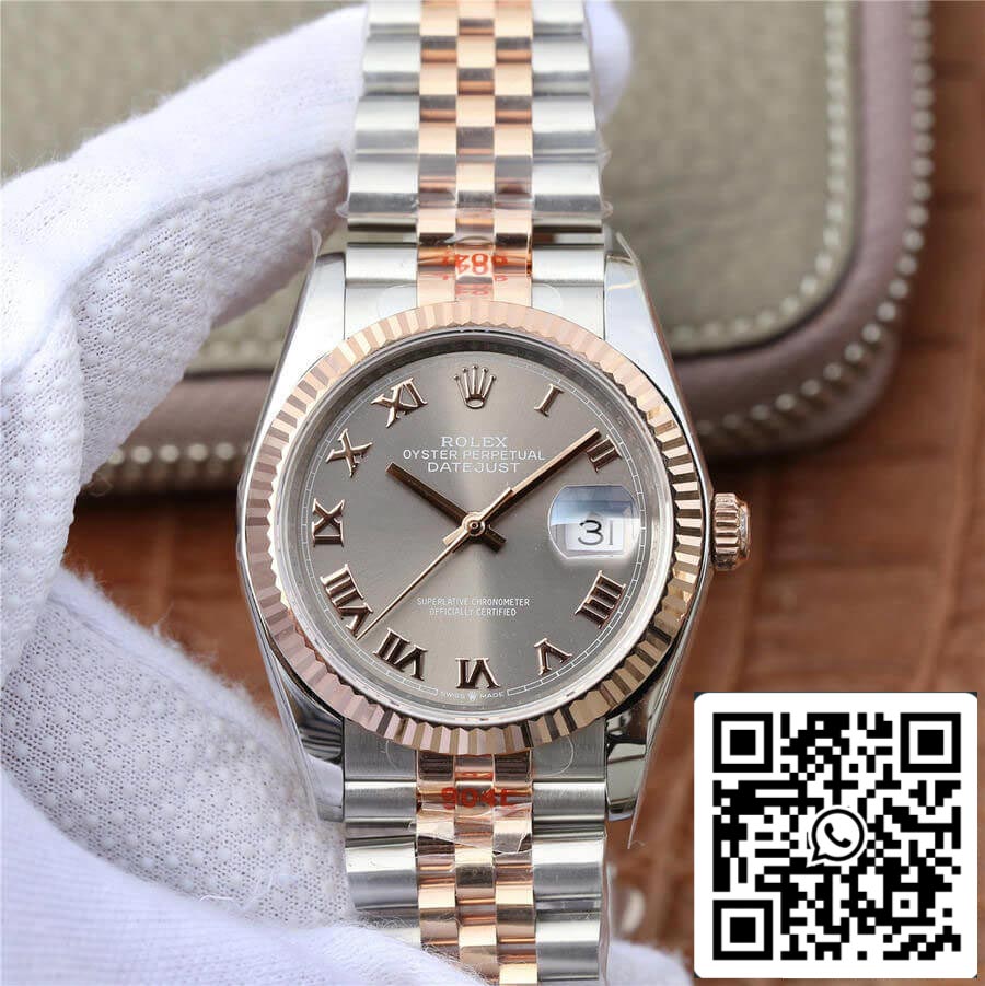 Rolex Datejust 116231-0087 36MM 1:1 Meilleure édition GM Factory Cadran argenté