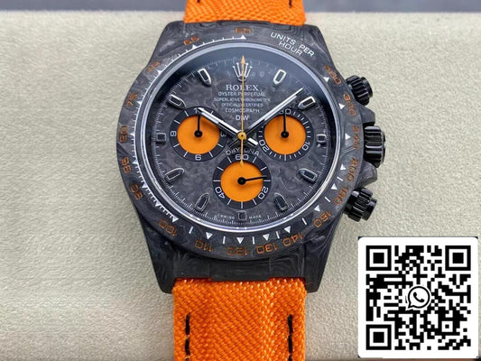 Rolex Daytona Cosmograph Diw Version personnalisée 1: 1 Meilleure édition Noob Factory Bracelet orange