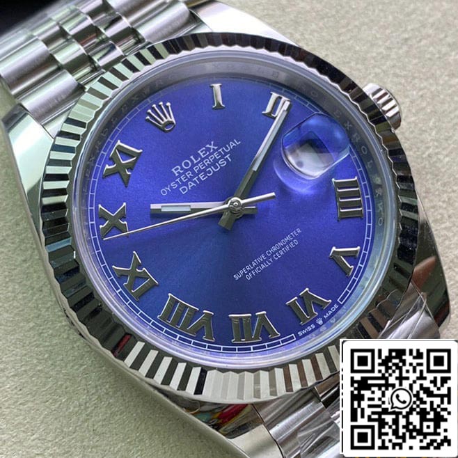 Rolex Datejust M126334-0026 1:1 Best Edition Clean Factory Blaues Zifferblatt