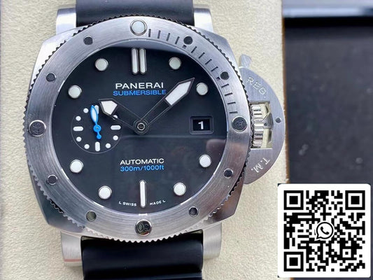 Panerai Submersible PAM01229 1:1 Meilleure édition VS Cadran noir d'usine