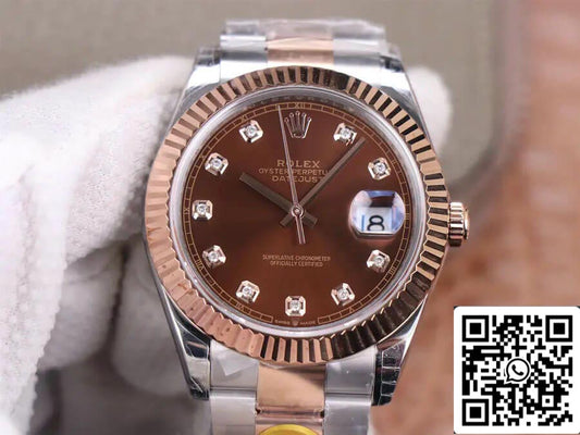 Rolex Datejust M126331-0003 41MM 1:1 Best Edition TW Factory Chocolate Dial
