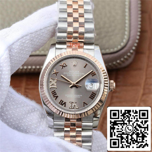 Rolex Datejust M126231-0023 36MM 1:1 Best Edition GM Factory Grey Dial