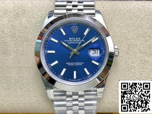 Rolex Datejust M126300-0002 41MM 1:1 Best Edition VS Factory Blue Dial