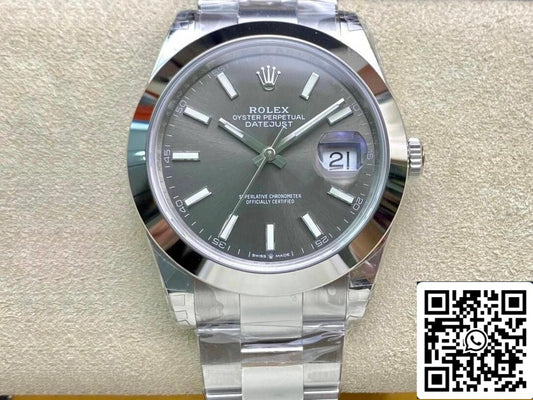 Rolex Datejust M126300-0007 41MM 1:1 Best Edition VS Factory Gray Dial