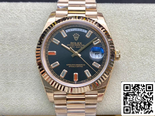 Rolex Day Date 40MM 1:1 Best Edition EW Factory Rose Gold