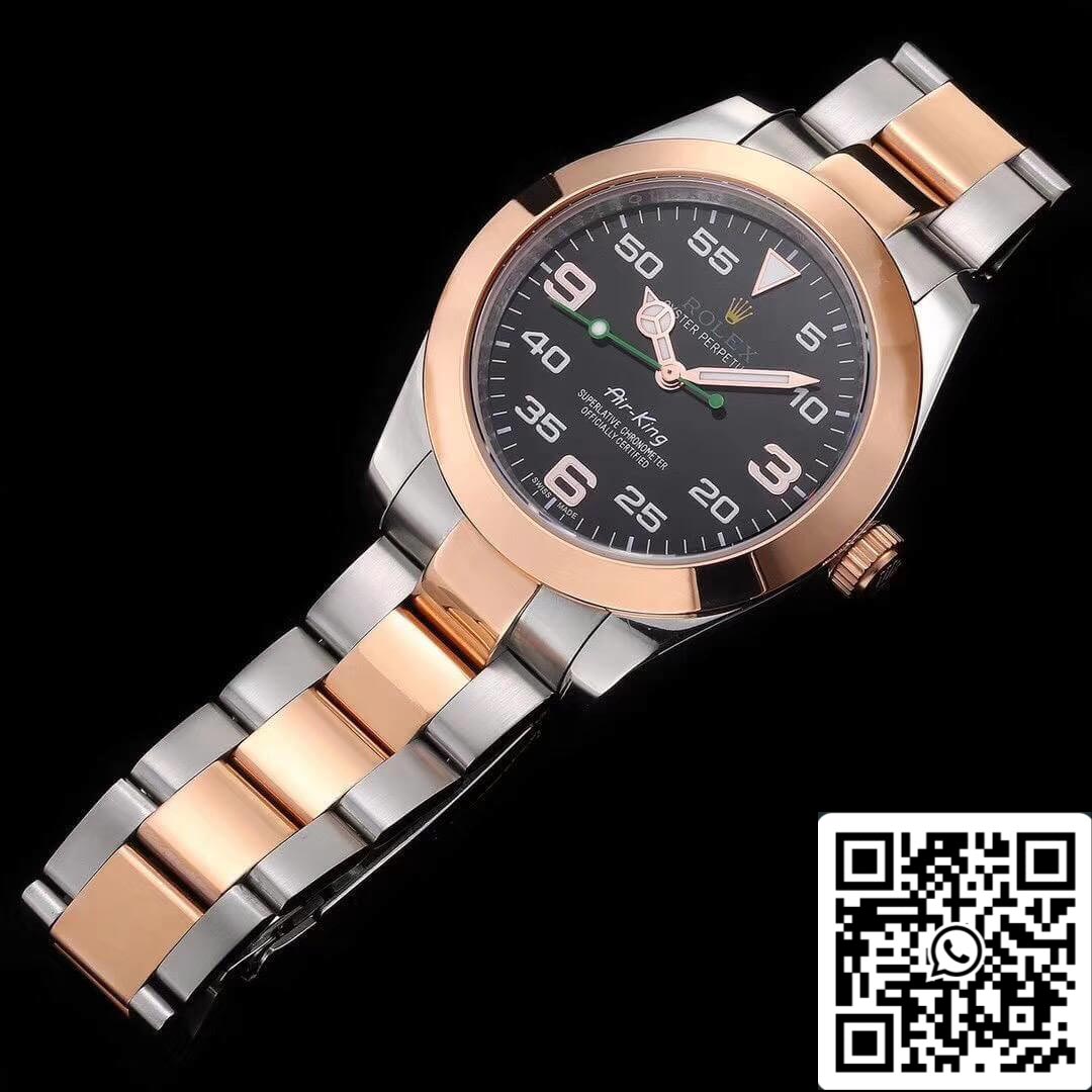 Rolex Air-King 116900 JF Factory 1:1 Best Edition Swiss ETA3131 Roségold