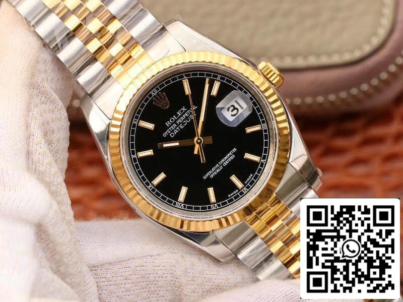 Rolex Datejust 126233 36mm AR Factory Mechanical Watches 1:1 Best Edition Swiss ETA3135 Two Tone Bracelet