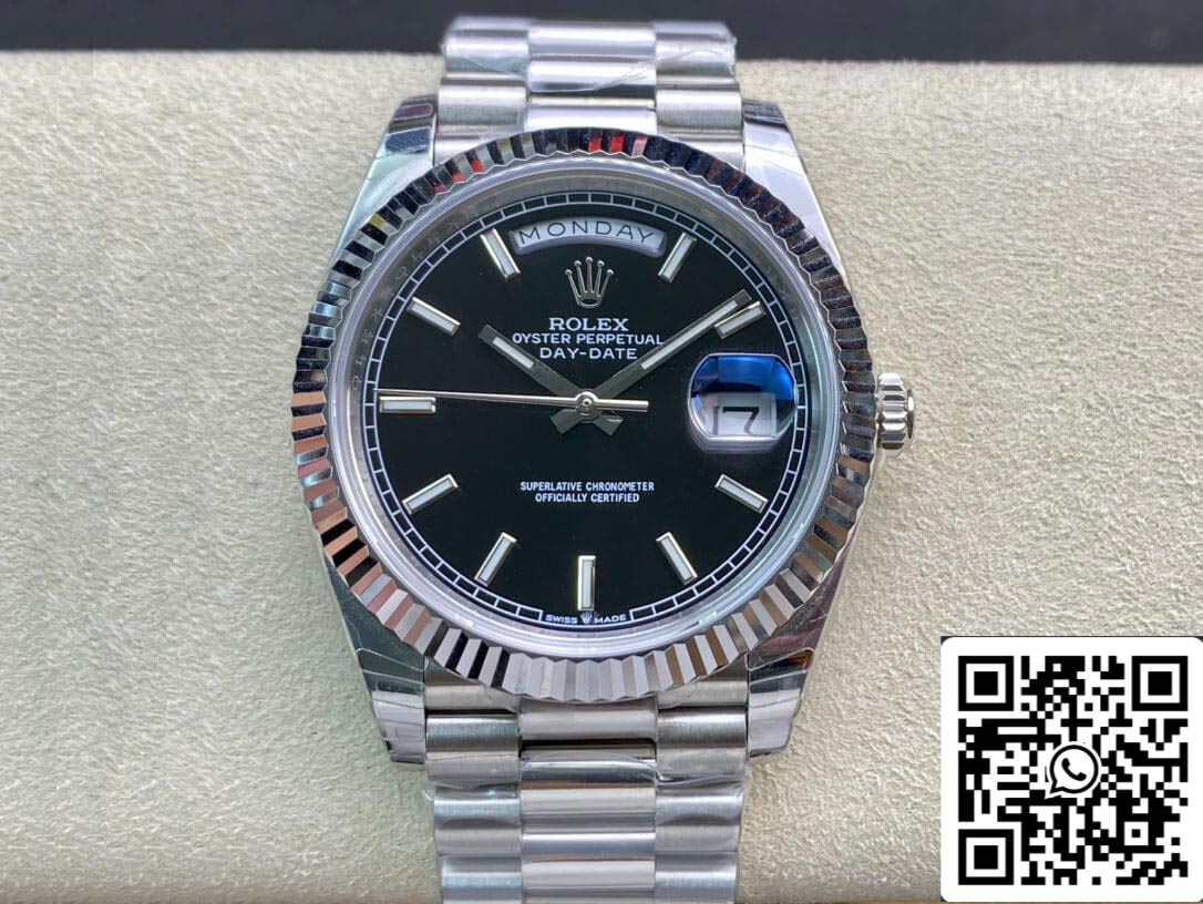 Rolex Day Date M228236-0003 1:1 Best Edition EW Factory Black Dial