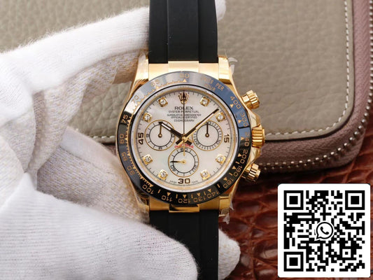 Rolex Daytona Cosmograph M116518ln-0037 1:1 Meilleure édition JH Factory V6 Boîtier en or jaune