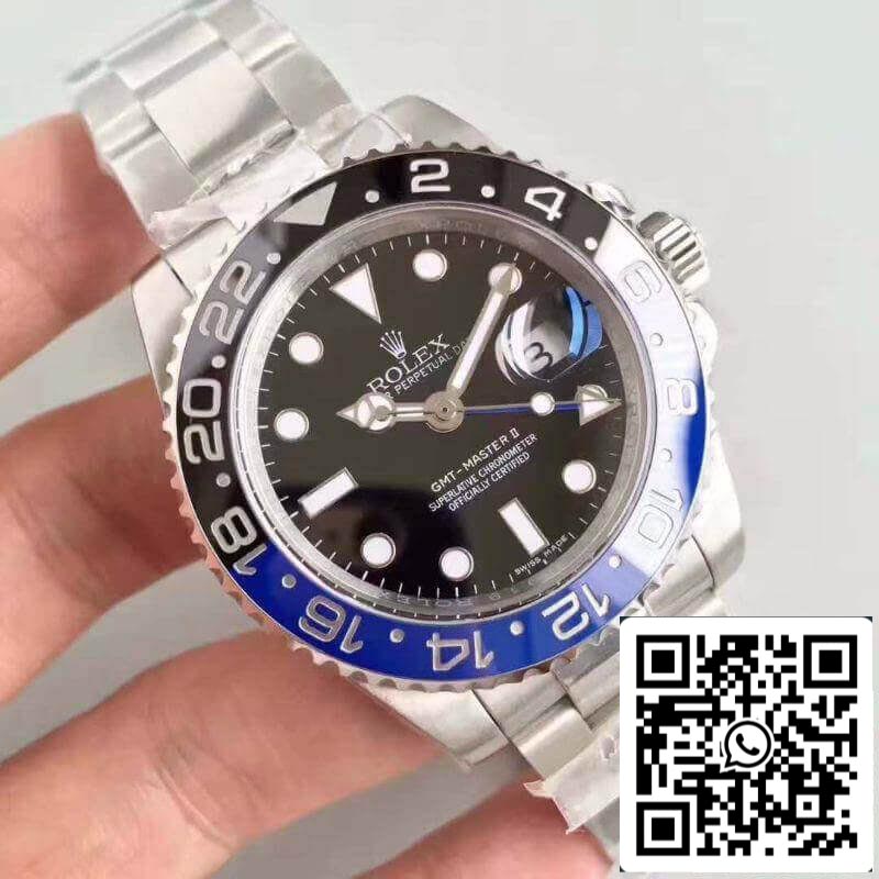 Rolex GMT-Master II 116710BLNR Noob Factory 1:1 Meilleure édition suisse ETA2836-2