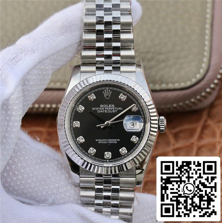 Rolex Datejust M126234-0027 1:1 Meilleure édition GM Factory Cadran noir