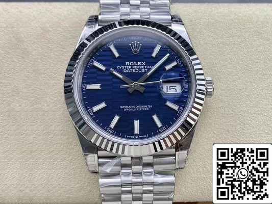 Rolex Datejust M126334-0031 41 mm 1:1 Best Edition VS Factory blaues Zifferblatt