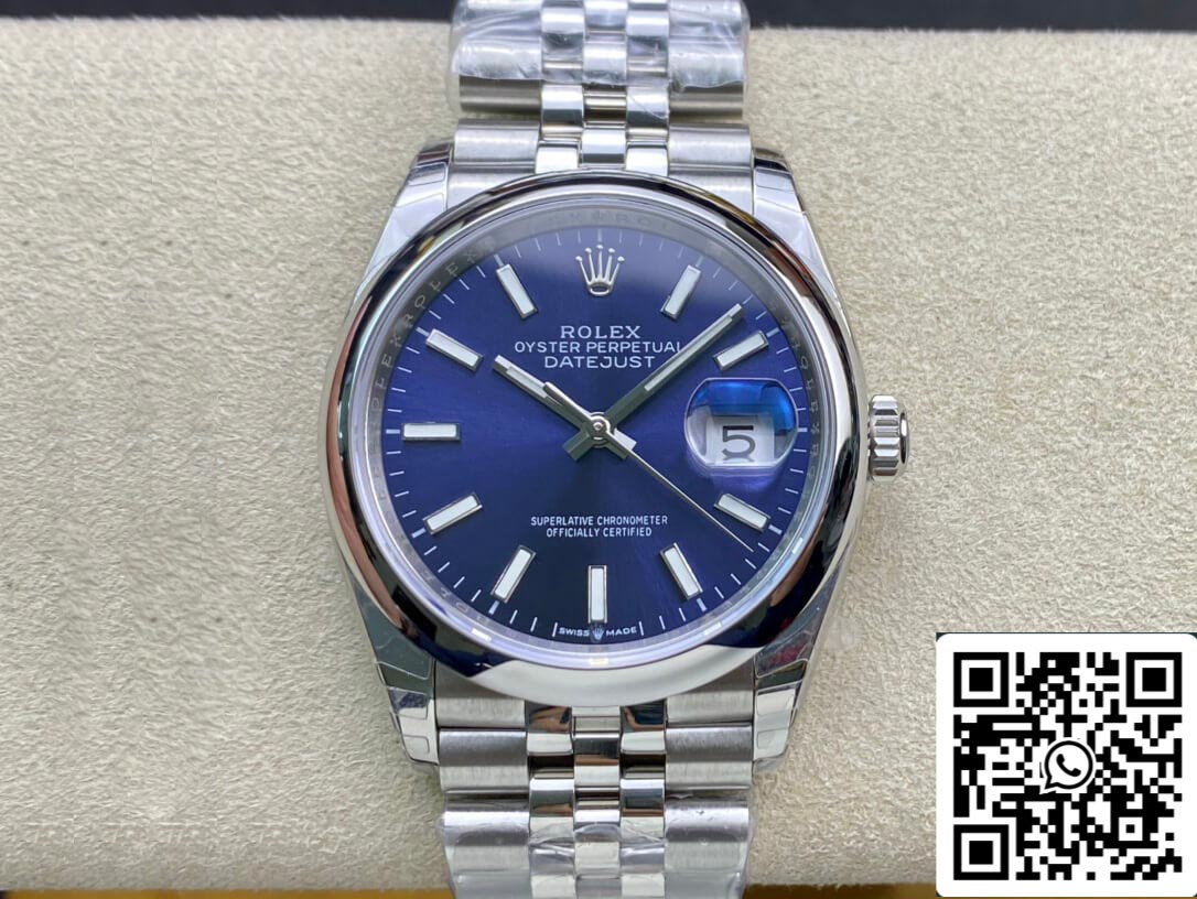 Rolex Datejust M126200-0006 1:1 Best Edition EW Factory Blaues Zifferblatt