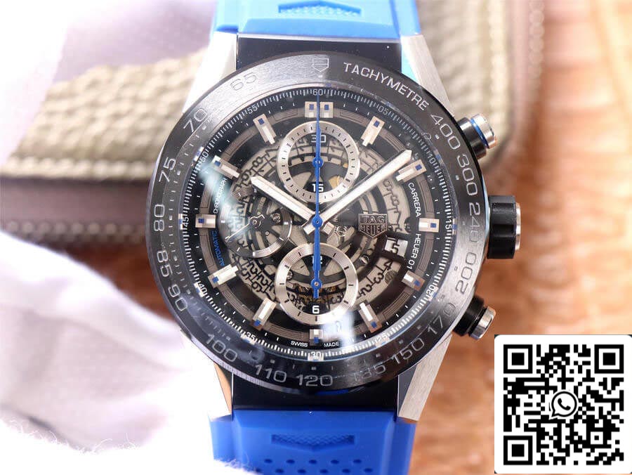 TAG Heuer Carrera CAR2A1T.FT6052 1:1 Best Edition XF Factory blaues Kautschukarmband