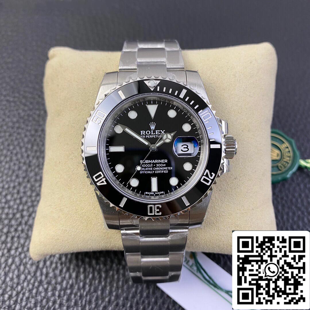 Rolex Submariner 116610LN-0001 40MM mouvement 3135 1:1 meilleure édition VS cadran noir d'usine