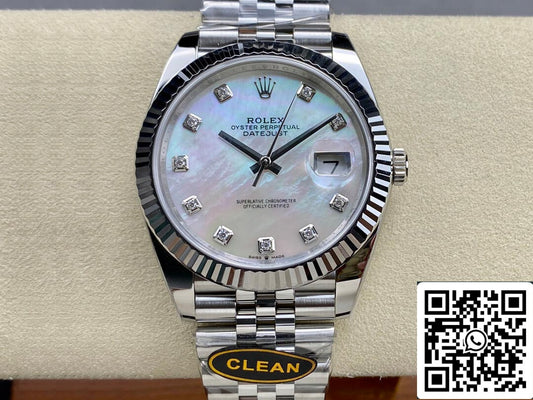 Rolex Datejust M126334-0020 1:1 Best Edition Clean Factory mosaic Diamond Dial