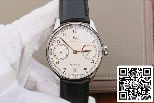 IWC Portugieser IW500704 1:1 Best Edition ZF Factory V5 Weißes Zifferblatt