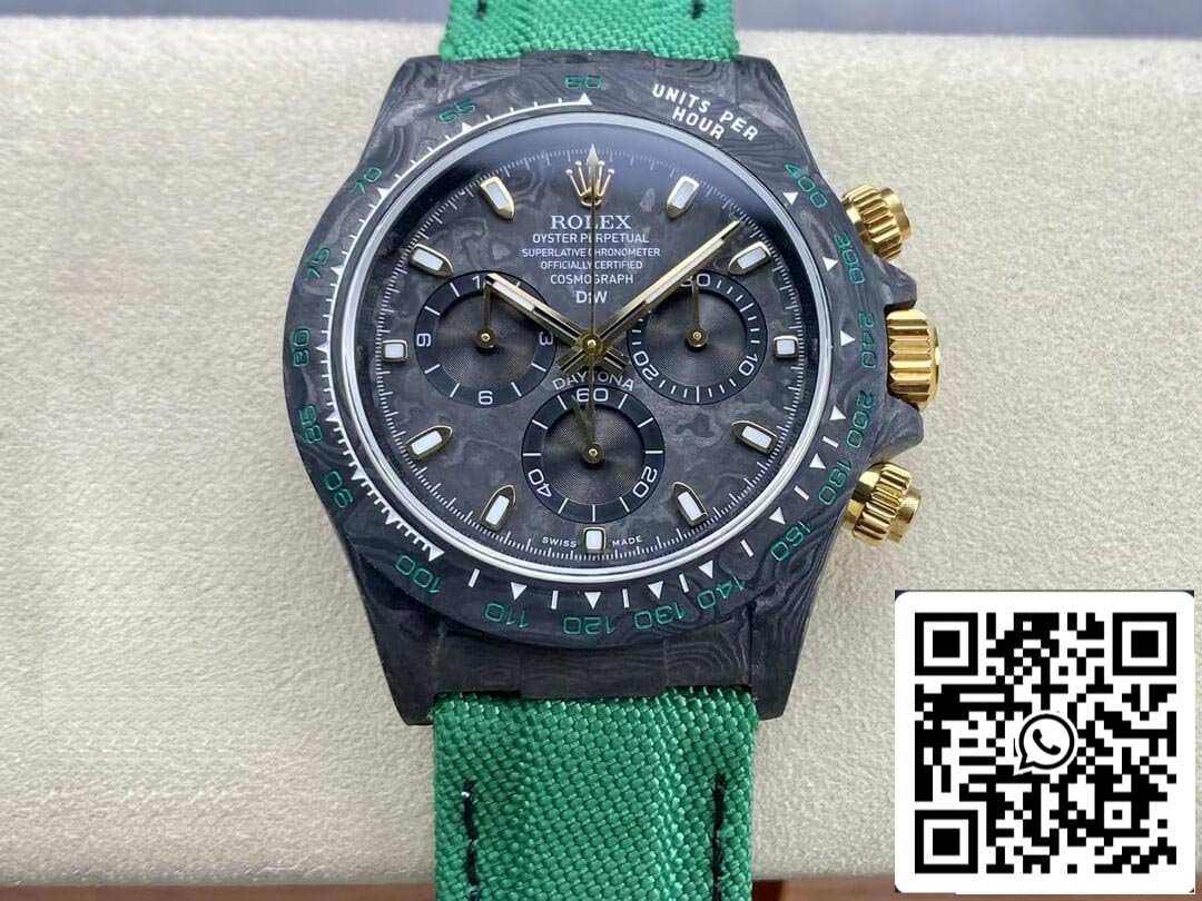 Rolex Daytona Cosmograph 1:1 Meilleure édition Noob Factory Diw Version personnalisée Bracelet vert foncé