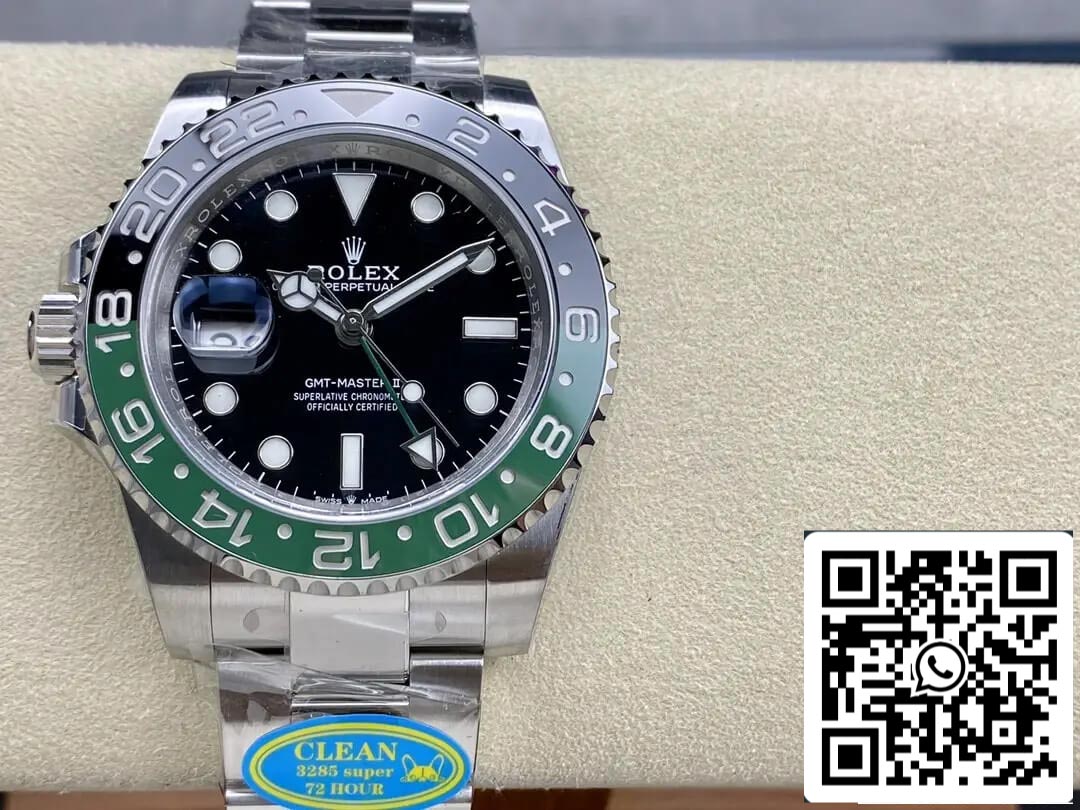 Rolex GMT Master II M126720VTNR-0001 Oyster Strap Clean Factory V3 Lunette en céramique