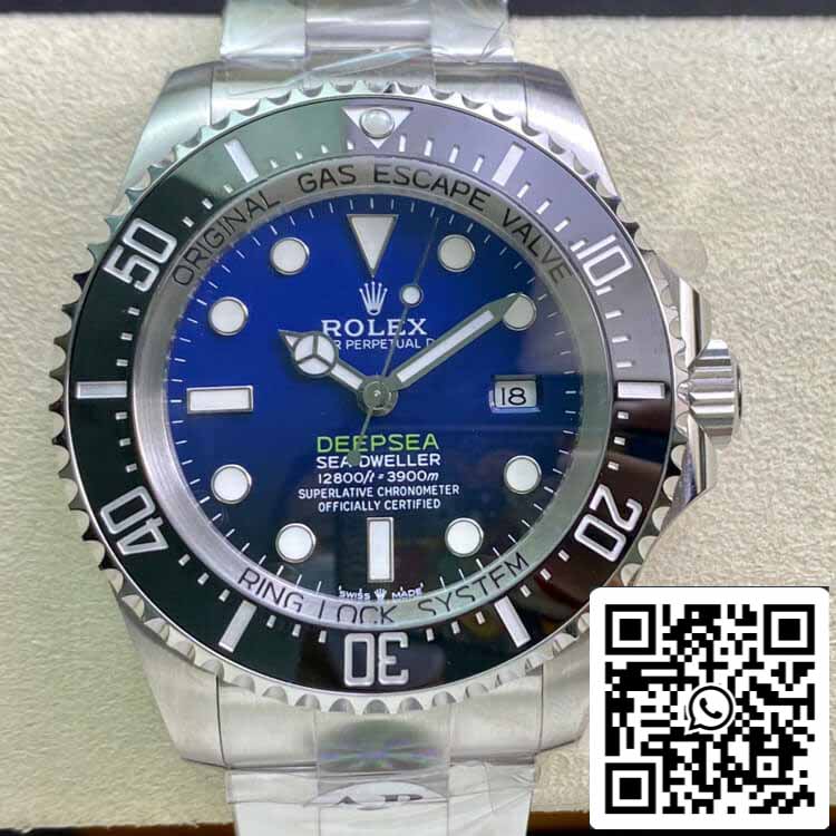 Rolex Deepsea Sea-Dweller 116660 « D-BLUE » AR Factory 1:1 Meilleure édition suisse ETA3135 Cadran bleu/noir