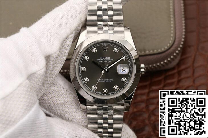 Rolex Datejust M126300 1:1 Meilleure édition EW Factory Cadran gris