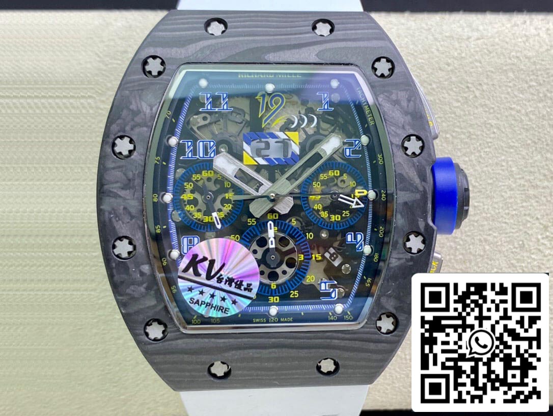 Richard Mille RM 011 1 1 Best Edition KV Factory V2 Carbon Fiber