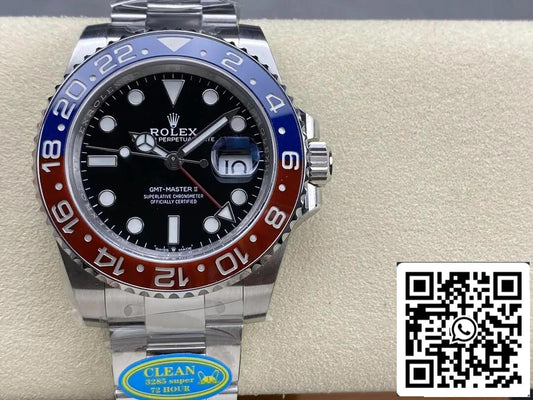 Rolex GMT Master II M126710BLRO-0002 1:1 Best Edition Clean Factory V3 Schwarzes Zifferblatt